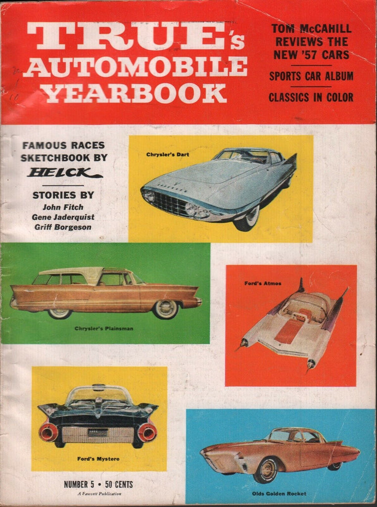 True's Automobile yearbook #5 1957 Ford Atmos Helck John Fitch 052318DBE