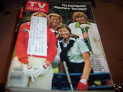 TV Guide April 2-8 1977 Dinah Shore and Golf Champs