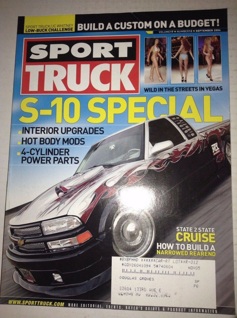 Sport Truck Magazine S-10 Special Interior Upgrades September 2004 041917nonrh2