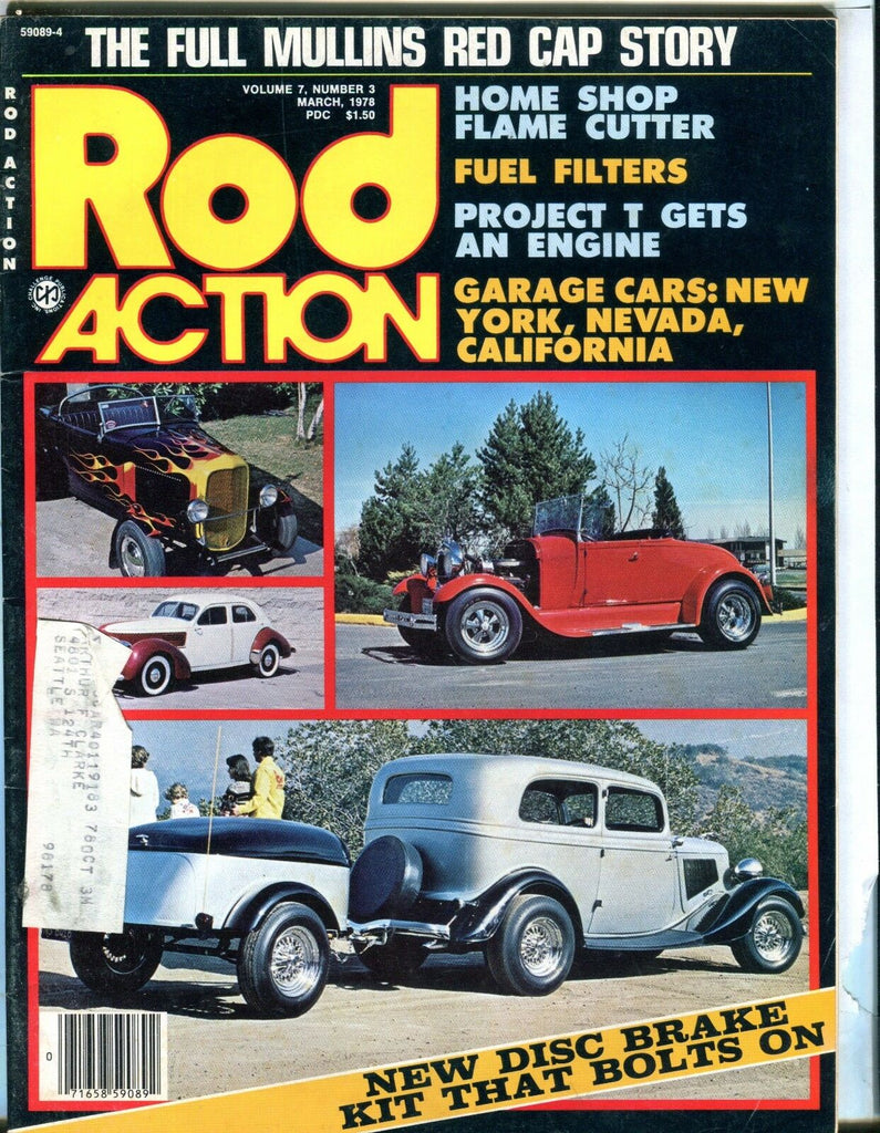Rod Action Magazine March 1978 Disc Brake Kit EX w/ML 032017nonjhe