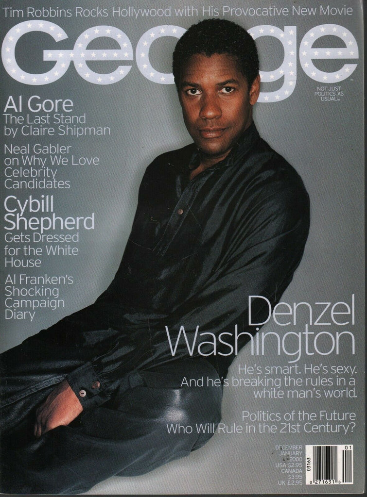 George Magazine December January 2000 Denzel Washington 101320ame