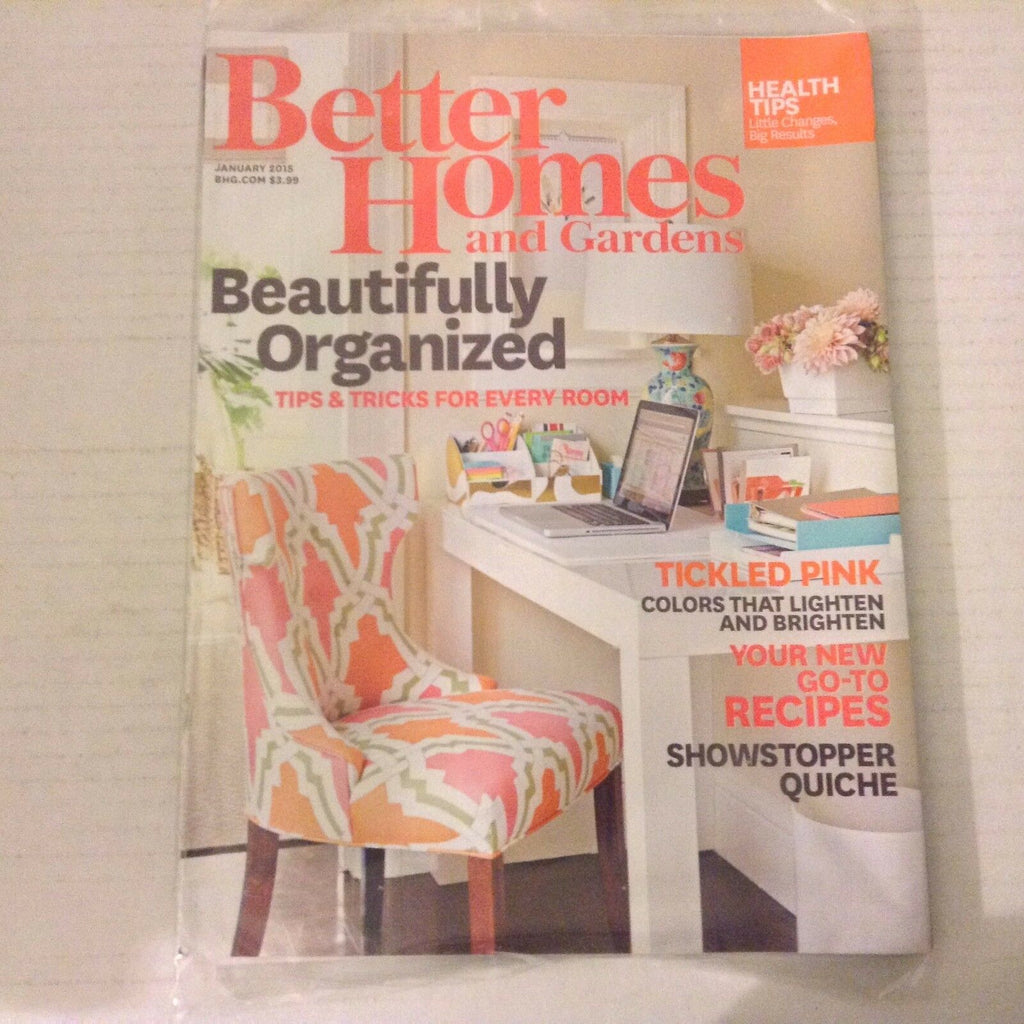 Better Homes And Gardens Magazine Oranized January 2015 NEW 052017nonrh