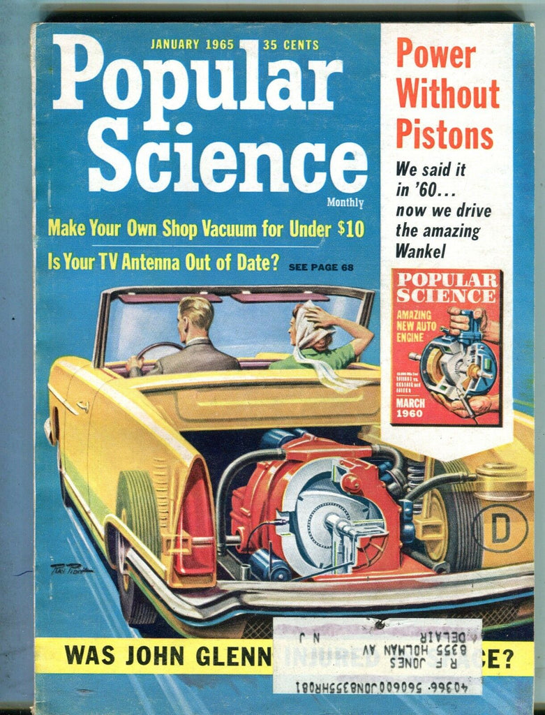 Popular Science Magazine January 1965 John Glenn 062317nonjhe