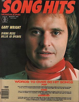 Sing hits Magazine August 1976 Gary Wright, Diana Ross EX 112415DBE