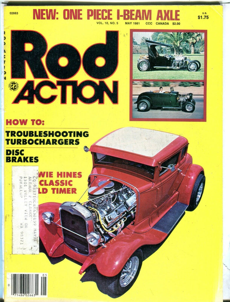 Rod Action Magazine May 1981 Howie Hines EX w/ML 031017nonjhe