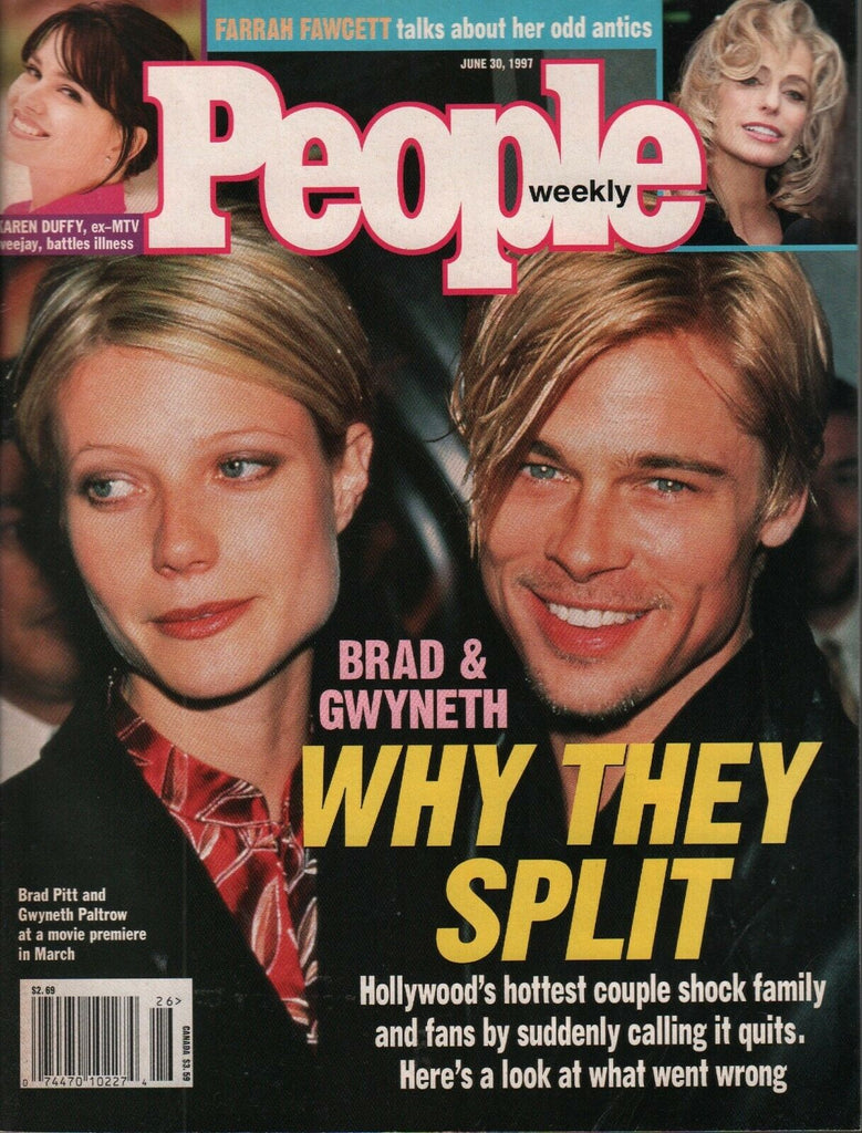 People Weekly June 30 1997 Brad Pitt Gwyneth Paltrow Farrah Fawcett 022120AME