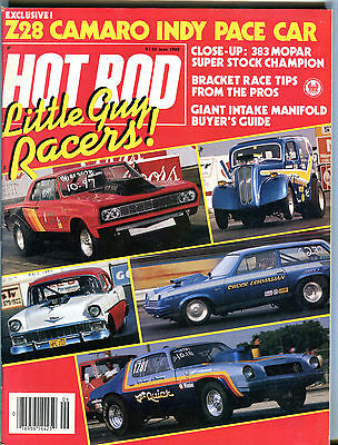 Hot Rod Magazine June 1982 Little Guy Racers! VGEX 062116jhe