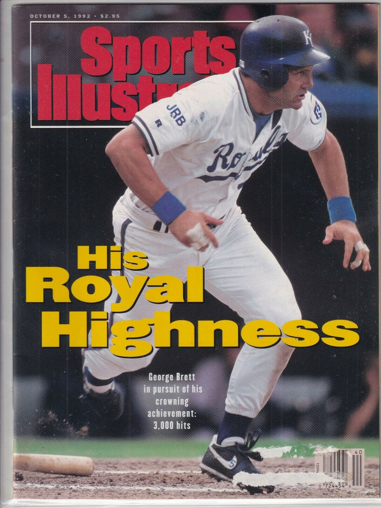 Sports Illustrated George Brett 3,000 Hits October 5, 1992 091519nonr