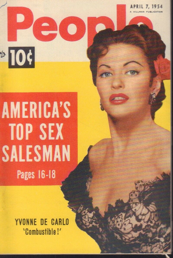 People Today Digest April 7 1954 Yvonne De Carlo Cheesecake Pin Up 091318AME