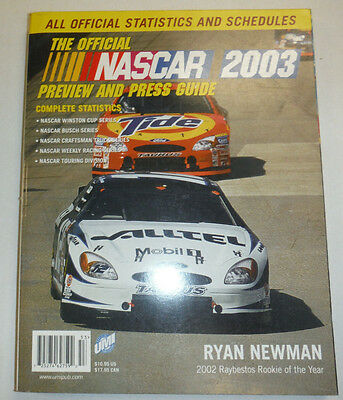 Nascar Magazine Ryan Newman 2003 Guide 122314R2