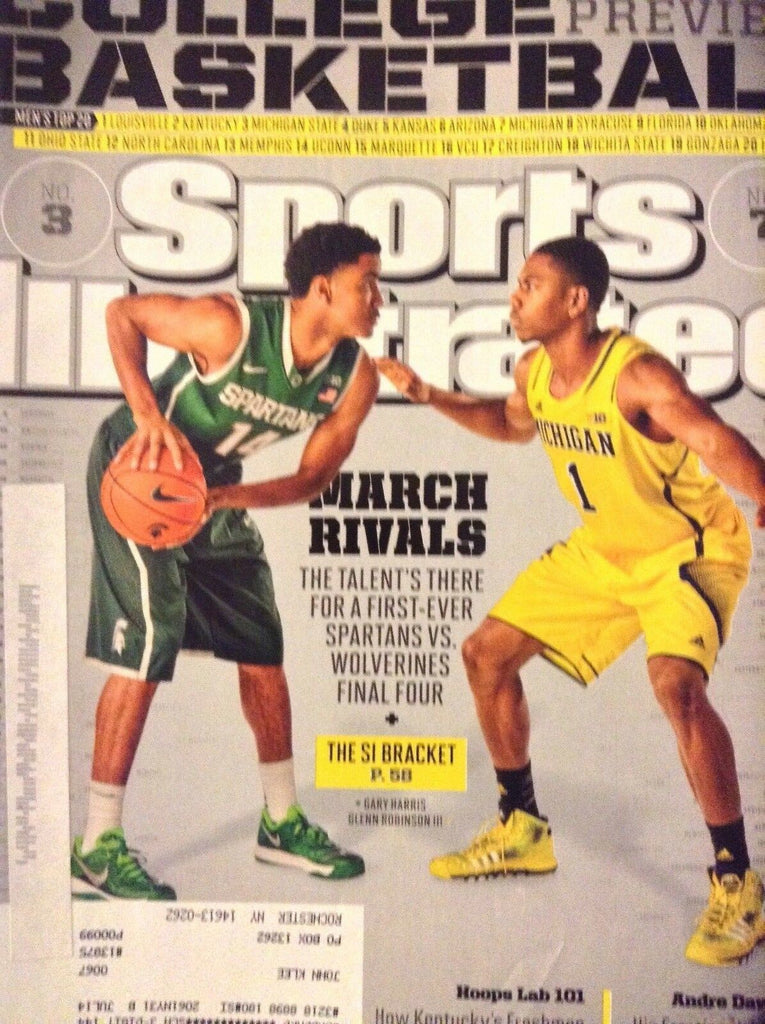 Sports Illustrated Magazine Gary Harris Robinson November 18, 2013 121318nonrh