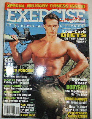 Exercise For Men Magazine Low-Carb Diets & Armed Forces December 2000 030515R2