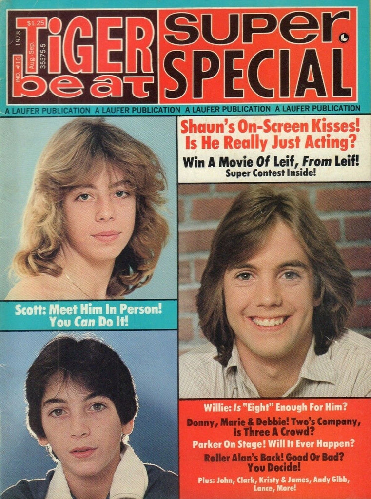 Tiger Beat Super Special August September 1978 Scott Baio Andy Gibb 021419DBE