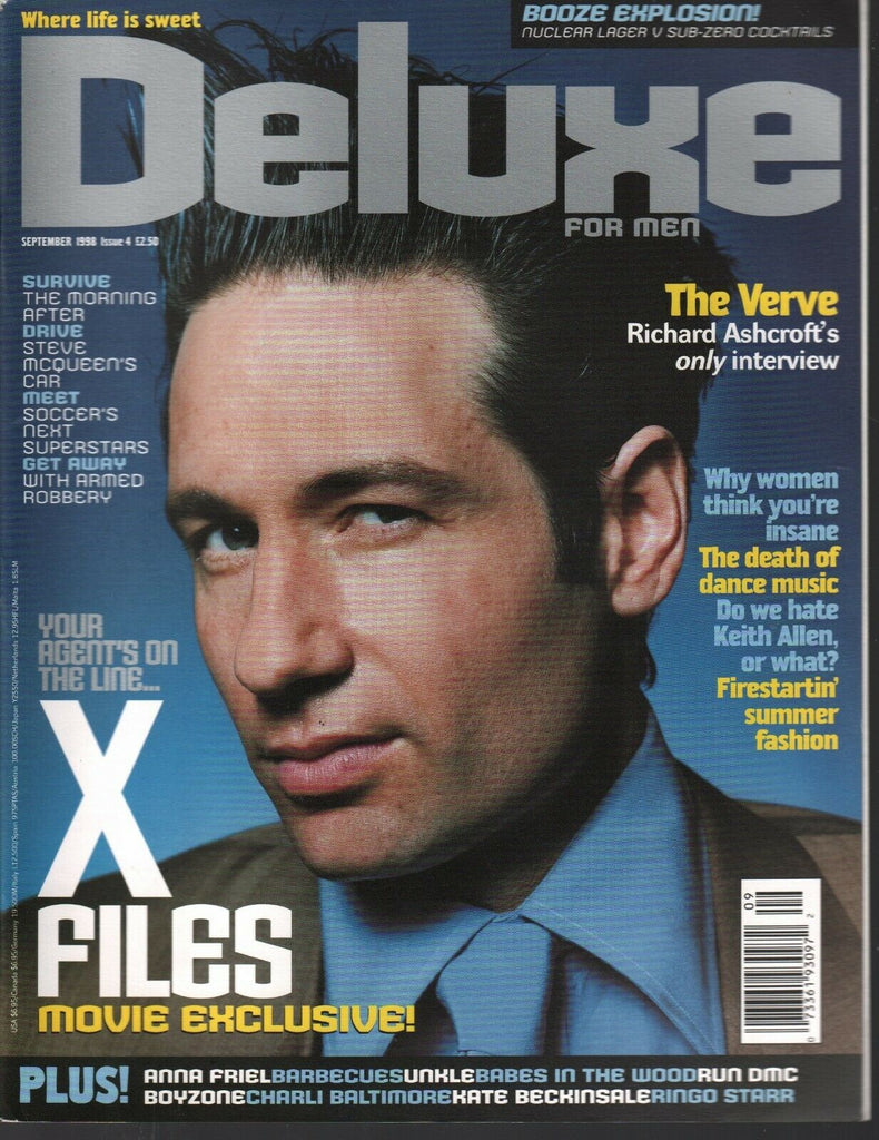 Deluxe for Men September 1998 Richard Ashcroft Anna Friel Keith Allen 012220AME