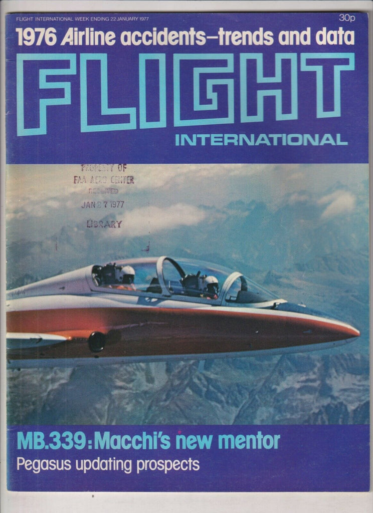 Flight International Mag MB.339 Macchi's New Mentor January 22, 1977 022120nonr