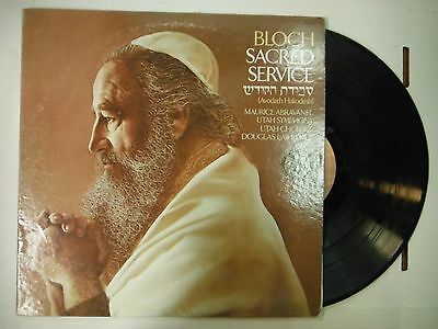 33 RPM Vinyl Bloch: Sacred Service Angel SQ-1-37305 121514KME