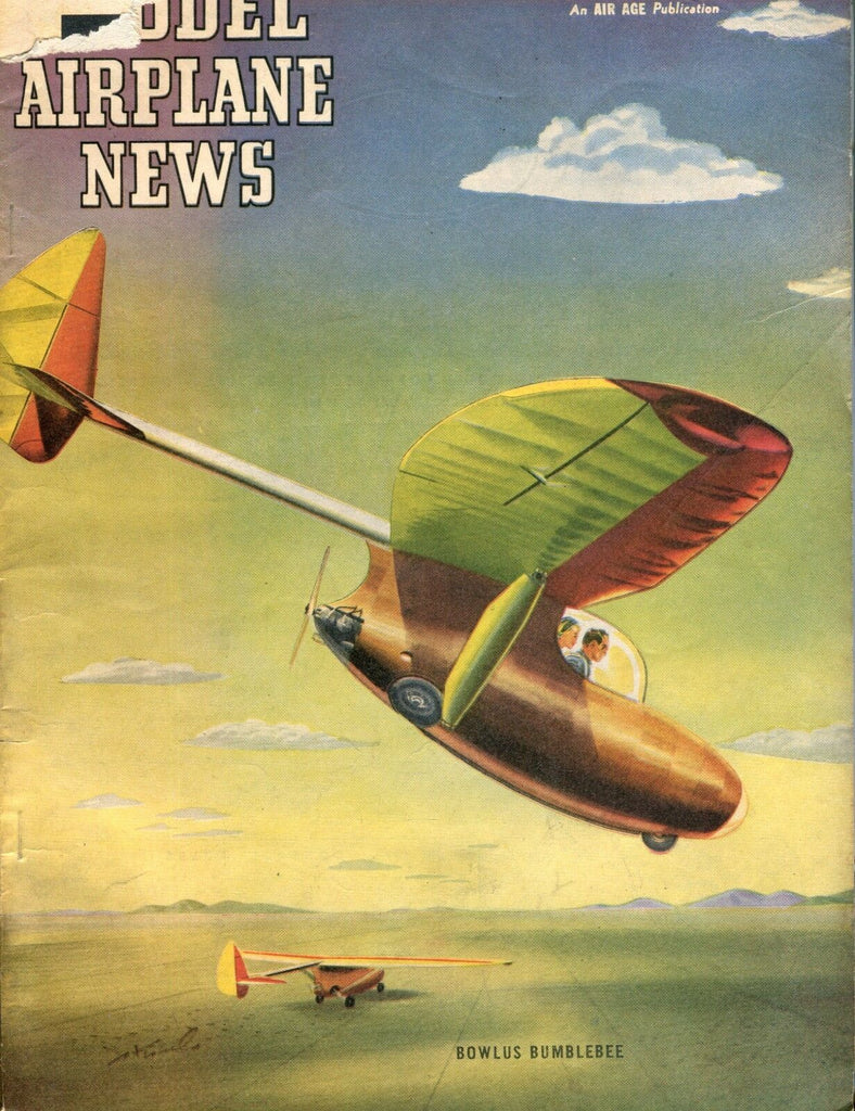 Model Airplane News Magazine May 1946 Bowlus Bumblebee GD 041817nonjhe
