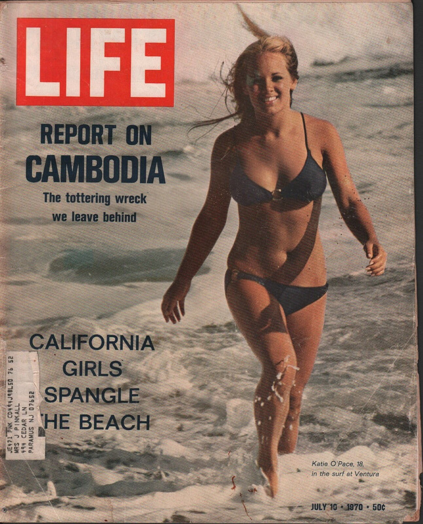Life Magazine July 10 1970 Katie O'Pace Cambodia w/ML 062618DBE