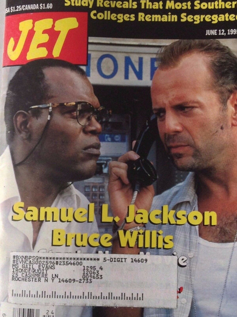 Jet Magazine Samuel L. Jackson Bruce willis June 12, 1995 090517nonrh