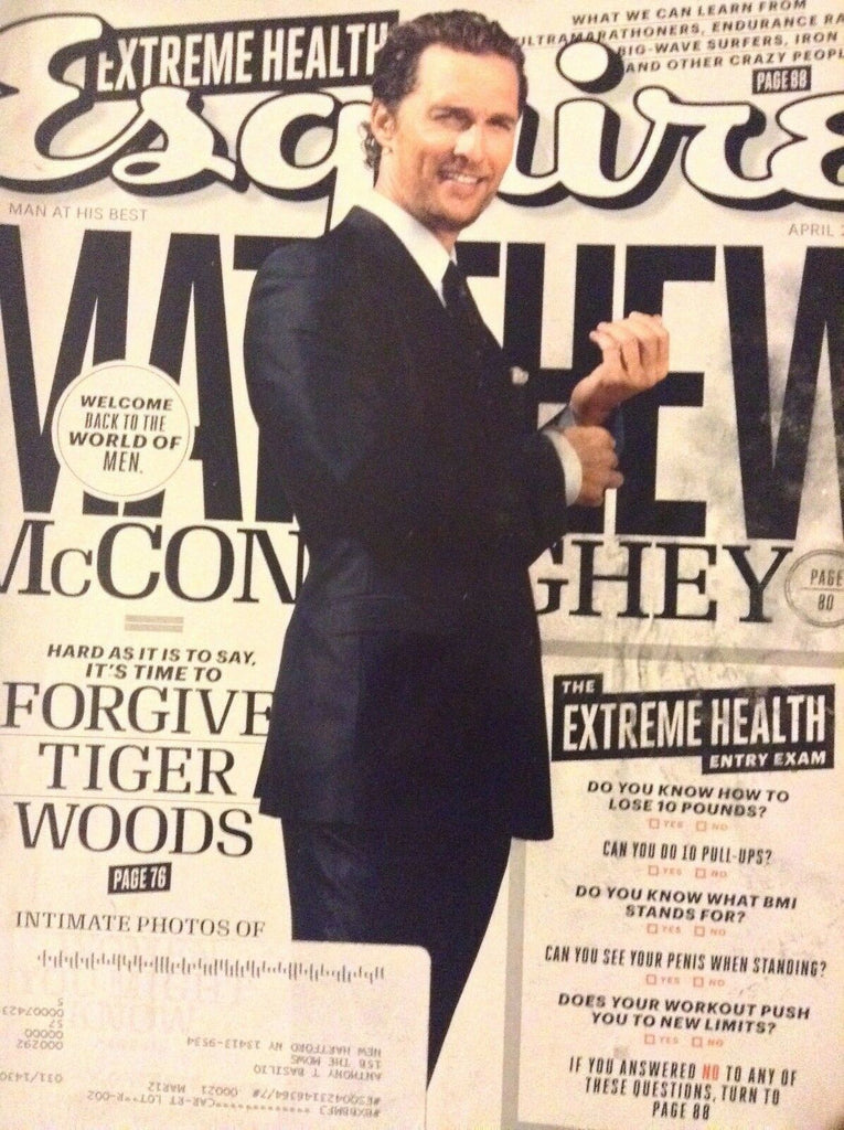 Esquire Magazine Matthew McConaughey April 2011 121418nonrh