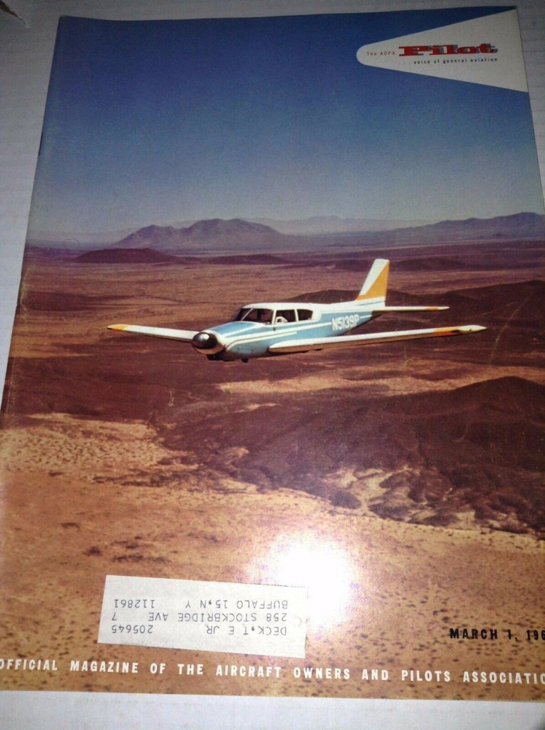 The AOPA Pilot Airplane Magazine Aerodynamic Clean Up March 1, 1961 120716rh2