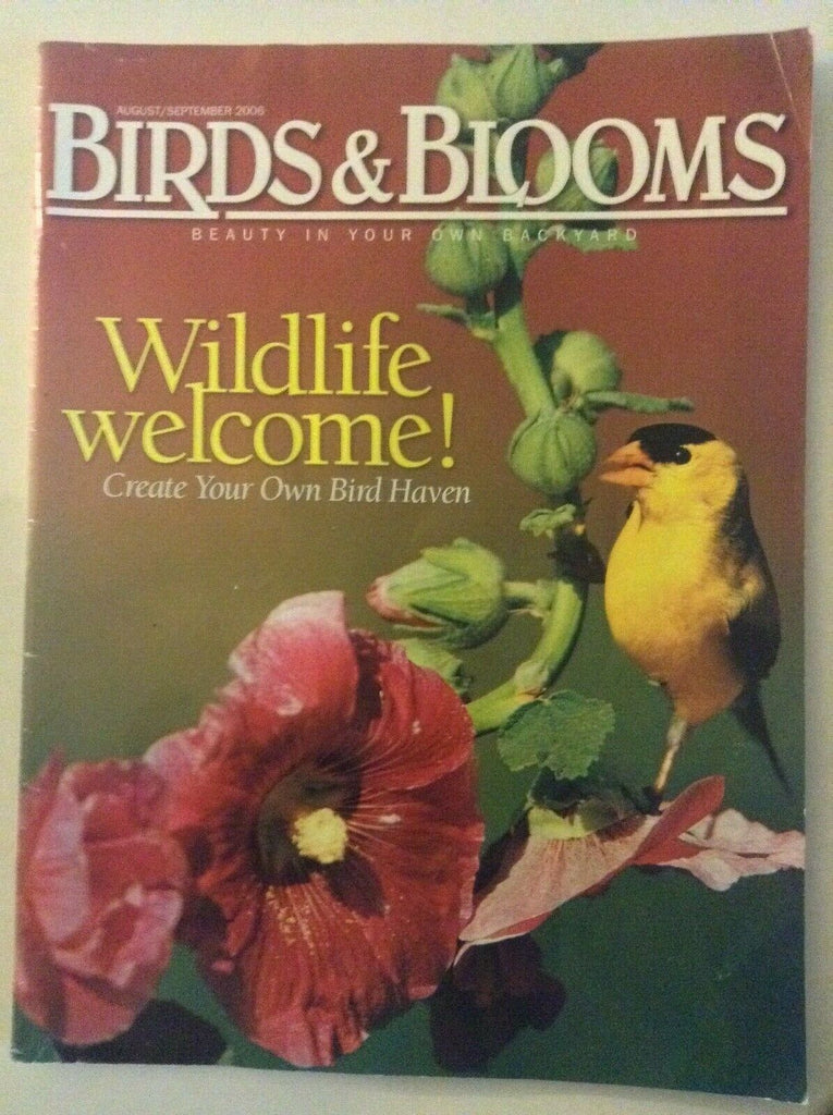 Birds & Blooms Magazine Create A Bird Haven Aug/Sept 2006 041119nonrh