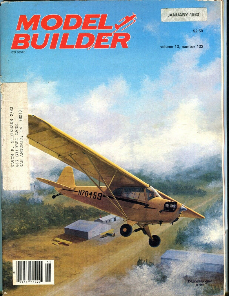 Model Builder Magazine January 1983 Piper J-3 Cub EX w/ML 041217nonjhe