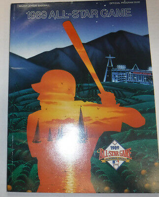 1989 All Star Game Magazine Souvenir Program California Angels 1989 081815R