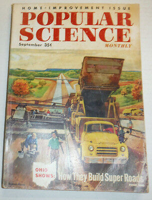 Popular Science Magazine Ohio Shows Super Roads September 1955 120414R