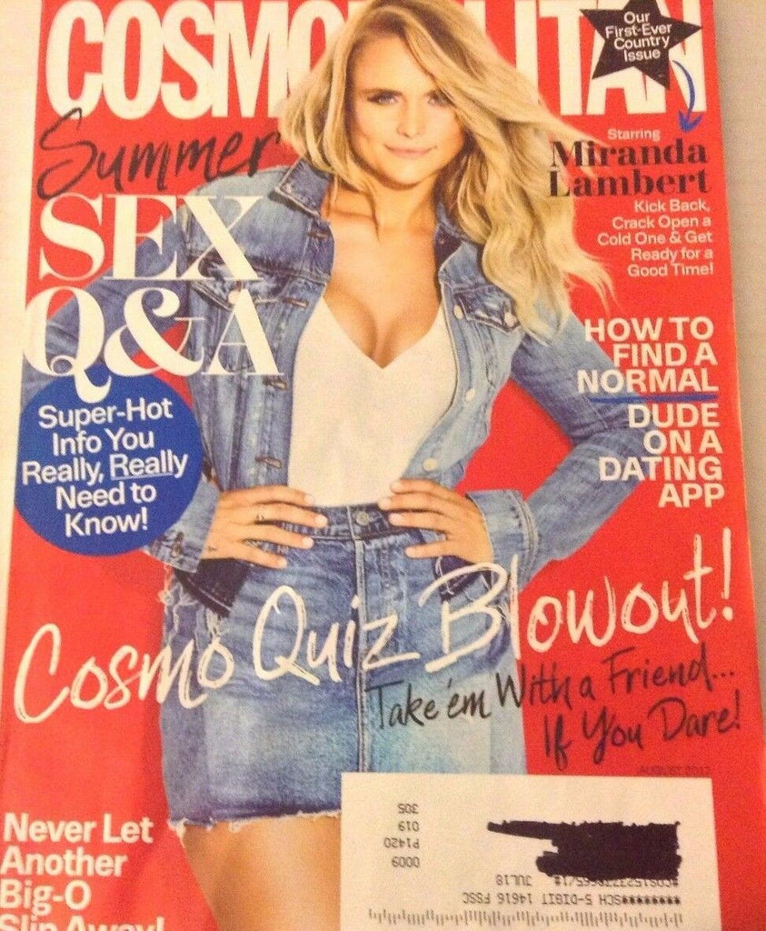 Cosmopolitan Magazine Miranda Lambert August 2017 080117nonrh