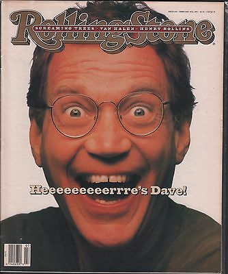 Rolling Stone February 18 1993 David Letterman VG+ 121815DBE