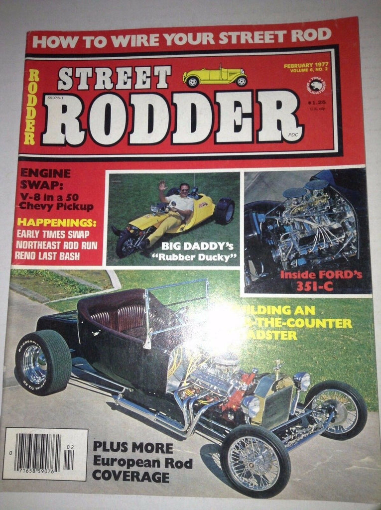 Street Rodder Magazine V-8 In a 50 Chevy Pickup February 1977 041817nonrh2