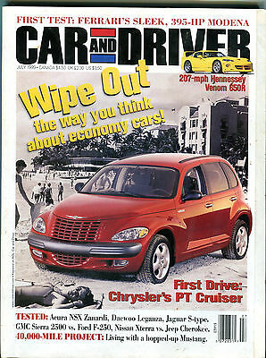 Car and Driver Magazine July 1999 Chrysler's PT Cruiser EX 021716jhe