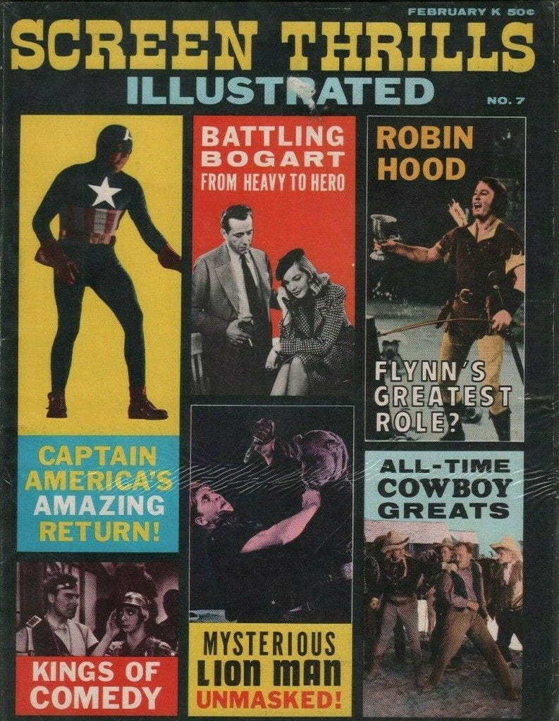 Screen Thrills Illustrated No.7 February 1964 Captain America Bogart 072319DBE