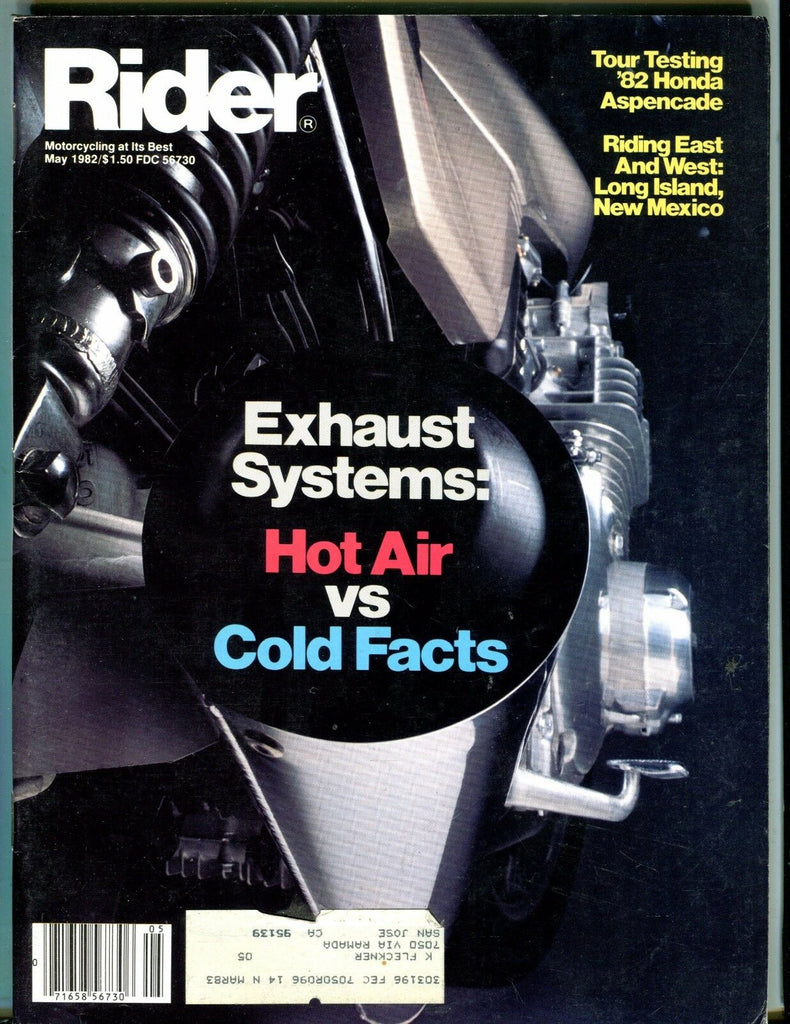 Rider Magazine May 1982 Exhaust Systems EX w/ML 050917nonjhe