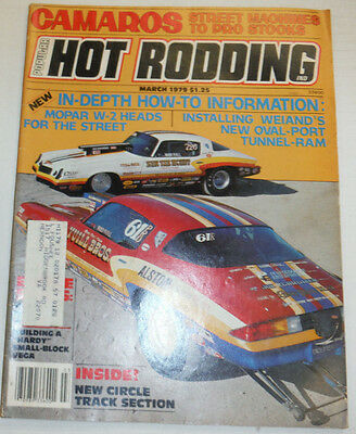 Popular Hot Rodding Magazine Mopar W-2 Heads March 1979 122314R