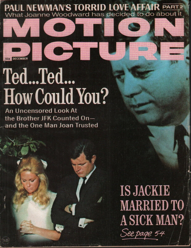 Motion Picture December 1969 Jackie John F Kennedy Joan Ted 062519AME