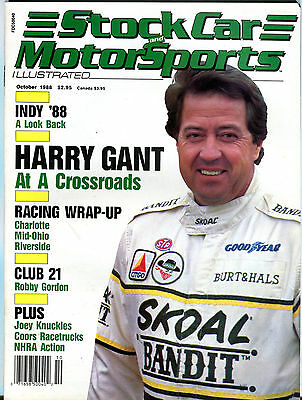 Stock Car and Motor Sports Magazine October 1988 Harry Grant EX 020416jhe