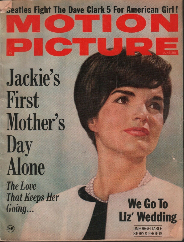 Motion Picture June 1964 Jackie Kennedy Elizabeth Taylor 062519AME