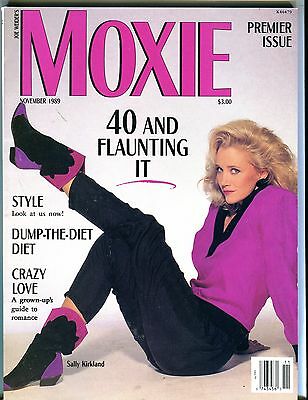 Moxie Magazine November 1989 Sally Kirkland EX 082716jhe