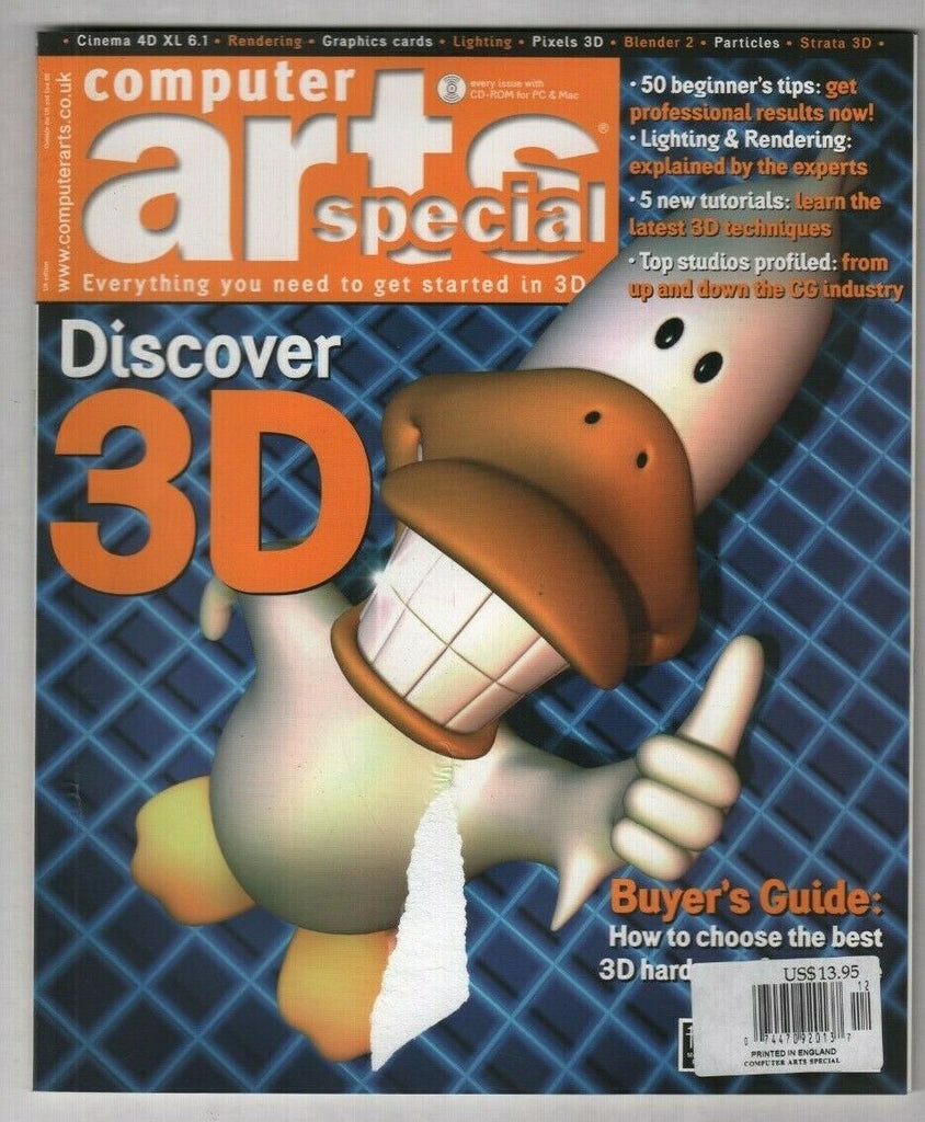 Computer Arts UK Mag Photoshop Discover 3D Buyer's Guide 2000 011520nonr