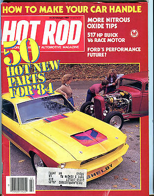 Hot Rod Magazine February 1984 50 Hot New Parts For '84 VG w/ML 031416jhe