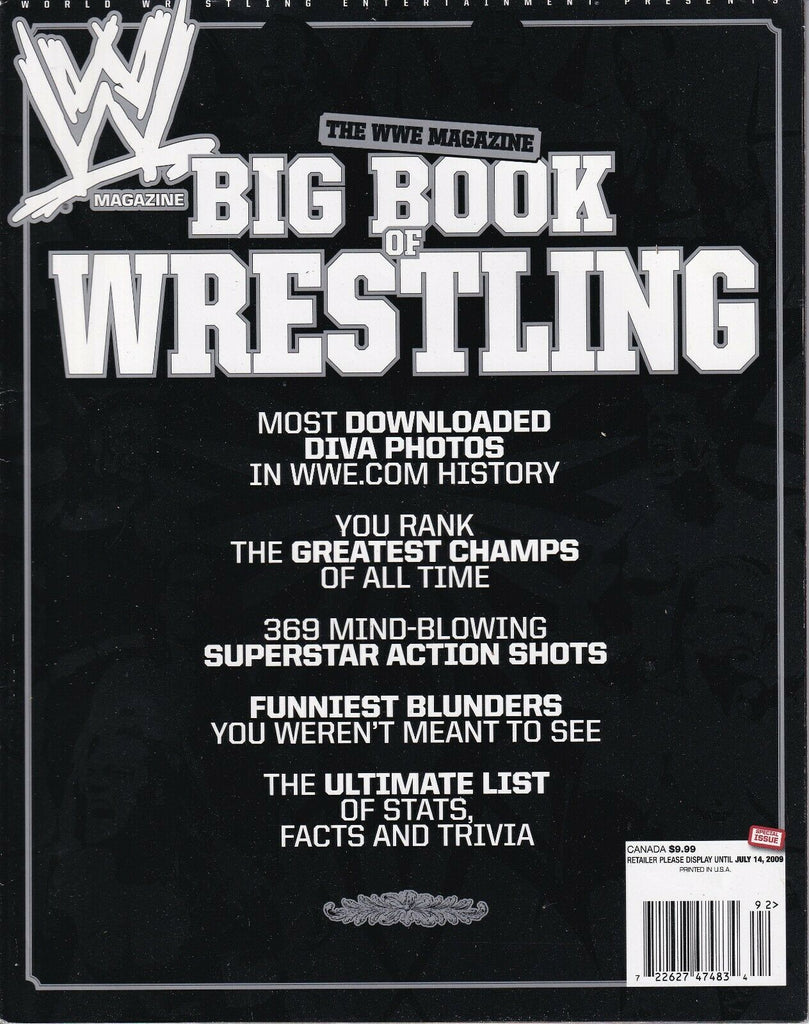 WWE Magazine Big Book Of Wrestling Special May/June 2009 012919nonr