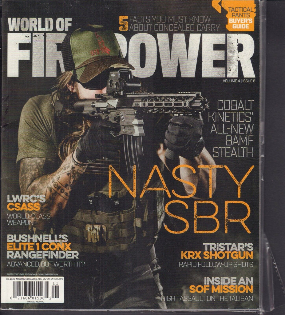 World Of Firepower Magazine Nasty SBR LWRC's CSASS Nov/December 2016 010918nonr