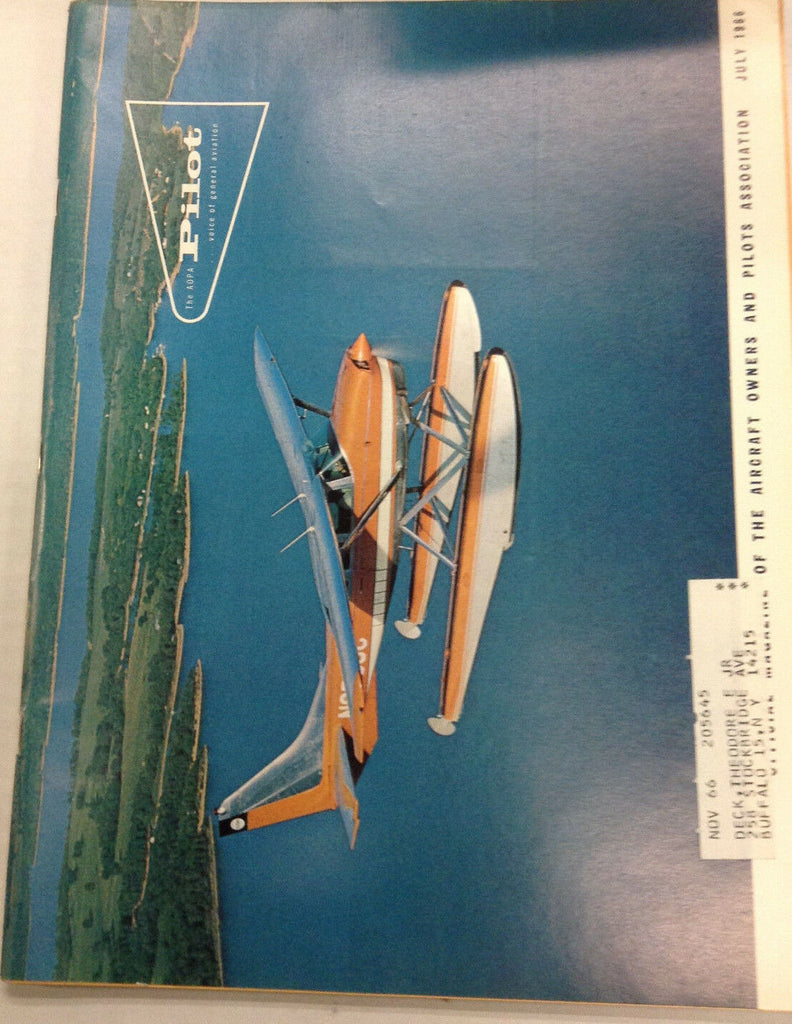 The Aopa Pilot Magazine Terps & Joan Merriam July 1966 120116R