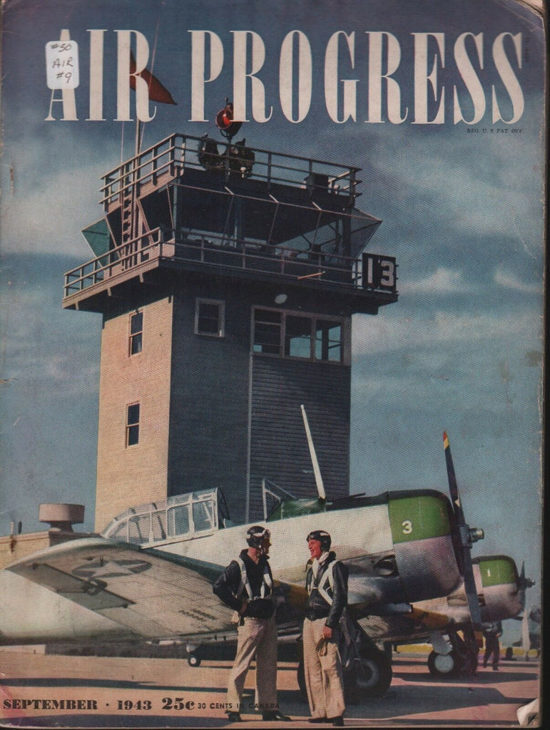 Air Progress September 1943 Vintage Magazine 100818AME2