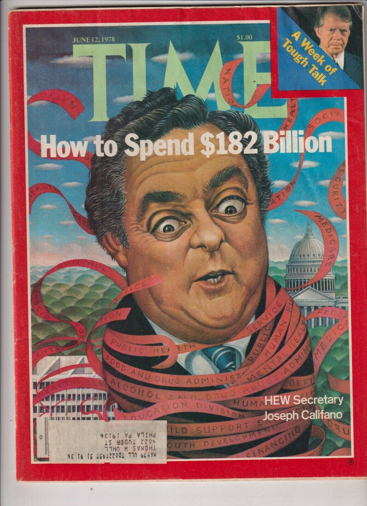 Time Mag Joseph Califano Jimmy Carter Tough Talk June 12, 1978 112619nonr