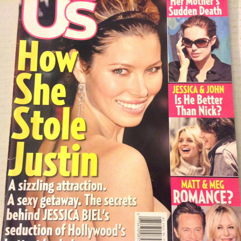 Us Weekly Magazine Jessica Biel Angelina Jolie February 12, 2007 071817nonrh