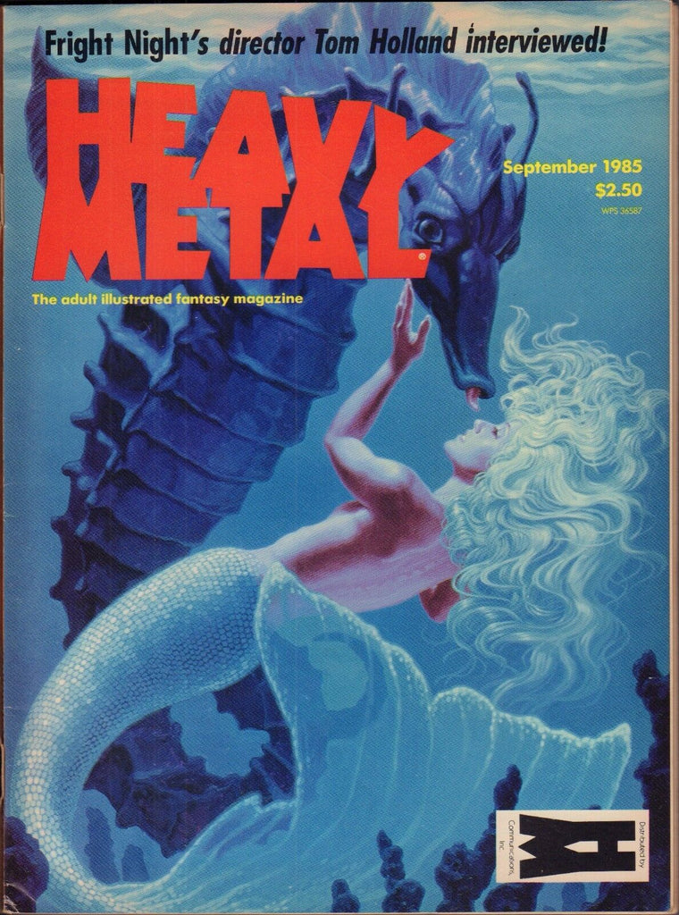 Heavy Metal September 1985 Tom Holland Illustrated Fantasy Magazine 011417DBE2