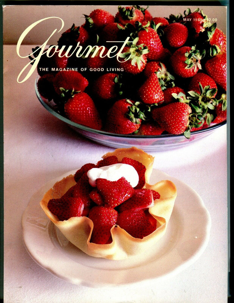 Gourmet Magazine May 1985 EX No ML 012317jhe